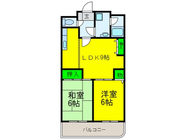 メゾンドールの物件間取画像